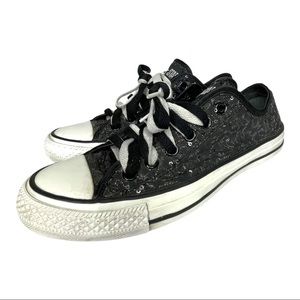 black sequin converse